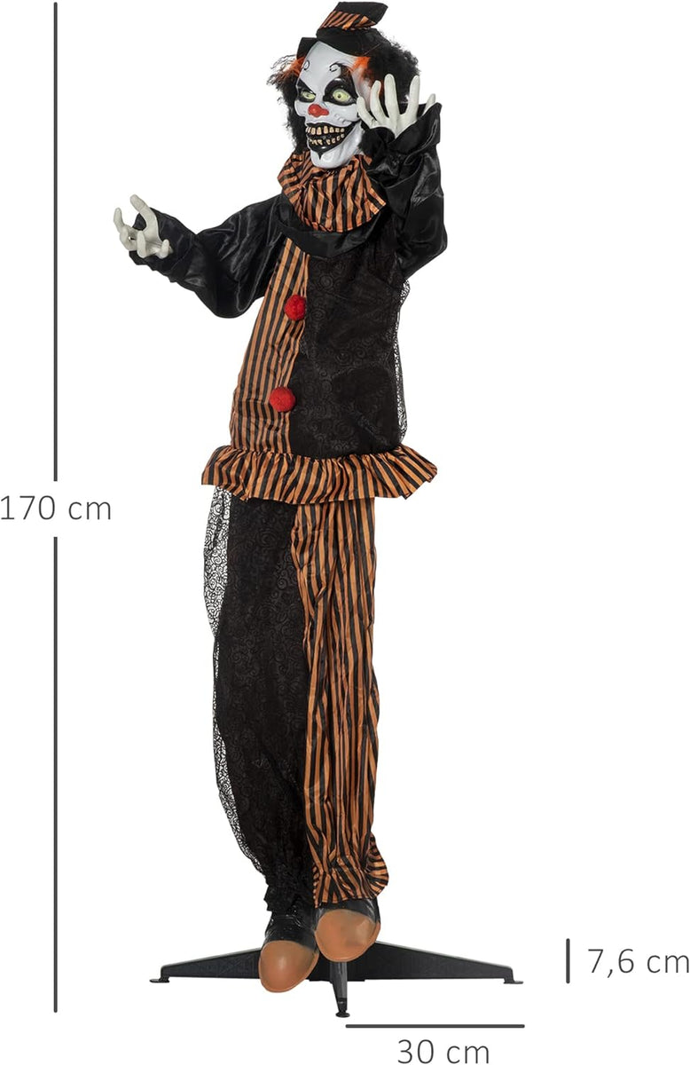 Lebensgroße Horror-Kartonfigur Für Halloween - 210 Cm Grusel-Dekoration