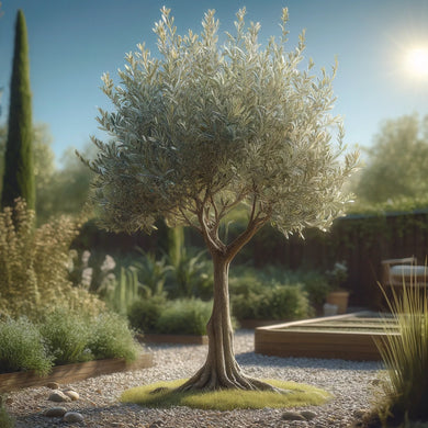 Olivenbaum mit Stamm, Olive 80 - 100 cm hoch, beste Qualität, Olea Europaea. Premiumqualität.