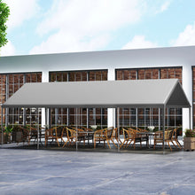 Laden Sie das Bild in den Galerie-Viewer, Autozelt Garagenzelt mit Seitenwänden und Rolltor. UV-Schutz. Verschiedene Größen. Weiß oder Grau.