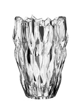 Laden Sie das Bild in den Galerie-Viewer, Schwere Vase Charm aus Glas, ca. 16 cm Höhe. Kristallglas.