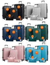 Laden Sie das Bild in den Galerie-Viewer, Vallsero 3+2 tlg. Koffer Set, Gepäck Set, Trolleys, Reise Koffer 5tlg