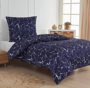 100% Baumwolle Bettgarnitur Bettbezug Bettwäsche Wendebettwäsche Doppelseitig Moderne 4 Größen