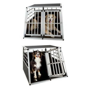 Hunde-Transportbox. Doppel groß (90x97 cm)