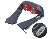 Laden Sie das Bild in den Galerie-Viewer, Nackenmassagegerät: Shiatsu-Massagegerät für Nacken und Schulter, IR-Tiefenwärme, 24 Watt