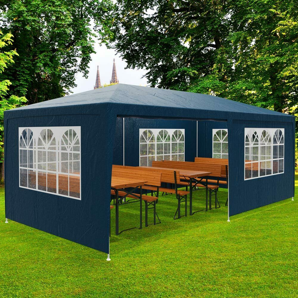 garten party zelt Partyzelt, viele Farben, 3 x 6 Meter (18 qm), wasserdicht, UV-Schutz –  Premium Box GmbH