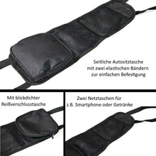 Laden Sie das Bild in den Galerie-Viewer, Praktische patente Seitentaschen Sitztaschen Netztaschen Handytaschen Rückenlehnen-Befestigung