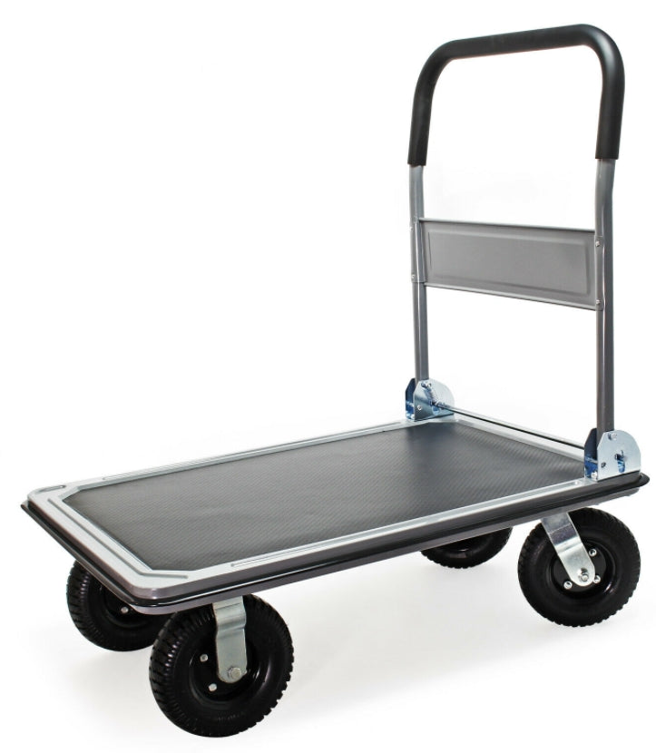 Glaswagen Allround Transportwagen Luftbereifung Räder Transport Sackkarre
