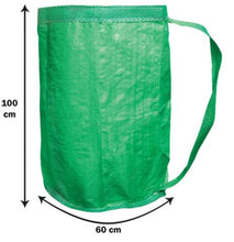 Laden Sie das Bild in den Galerie-Viewer, Gartenabfallsack 280 Liter XL. Gartentasche Laubsack mit Umhängegurt max. 100 kg Traglast