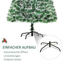 Laden Sie das Bild in den Galerie-Viewer, Künstlicher Weihnachtsbaum – 1,5 m, winterlicher Look, PET-Material, flammhemmend