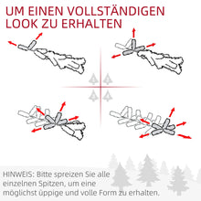 Laden Sie das Bild in den Galerie-Viewer, Künstlicher Weihnachtsbaum mit LED-Beleuchtung, 2,1 m, Grün