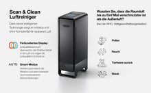 Laden Sie das Bild in den Galerie-Viewer, Healthcare Braun Healthcare Scan &amp; Clean Air Luftreiniger (Allergie, bis zu 129 m2, CADR 315 m3/h, Dreifachfilterung, Luftqualitätssensor)