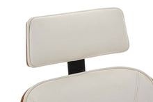 Laden Sie das Bild in den Galerie-Viewer, Lager-Räumungs-Aktion: Designer-Bürostuhl DYTON Chefsessel Leder-Holz-Kombination (Netto 139,-)