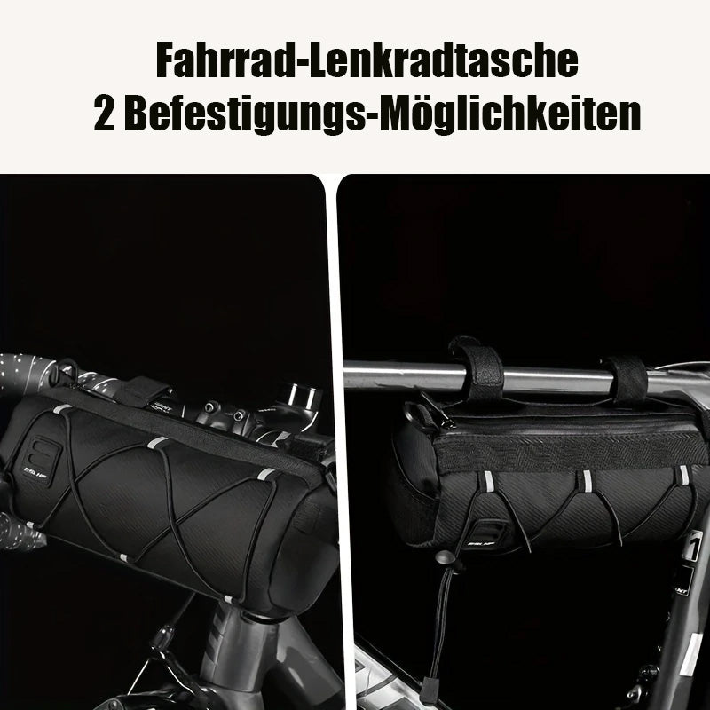 Fahrrad-Fronttasche – Wasserdichte Lenkertasche mit cleverem Clip-System