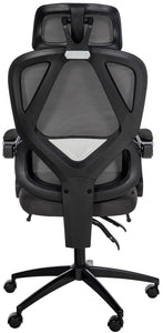 GONDER ergonomischer und vielfach einstellbarer Chefsessel, Bürostuhl, Mesh-Stoff, schwitzfrei.