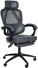 Laden Sie das Bild in den Galerie-Viewer, GONDER ergonomischer und vielfach einstellbarer Chefsessel, Bürostuhl, Mesh-Stoff, schwitzfrei.