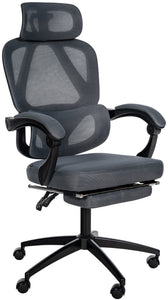 GONDER ergonomischer und vielfach einstellbarer Chefsessel, Bürostuhl, Mesh-Stoff, schwitzfrei.