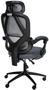 GONDER ergonomischer und vielfach einstellbarer Chefsessel, Bürostuhl, Mesh-Stoff, schwitzfrei.