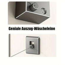 Laden Sie das Bild in den Galerie-Viewer, Ausziehbare Wäscheleine – platzsparend, robust und wetterfest. Genial.