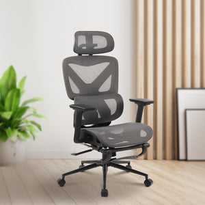 RESTO ergonomischer und vielfach einstellbarer Chefsessel, Bürostuhl, Mesh-Stoff, schwitzfrei.