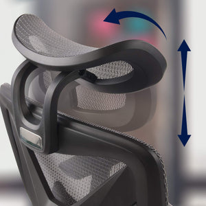 RESTO ergonomischer und vielfach einstellbarer Chefsessel, Bürostuhl, Mesh-Stoff, schwitzfrei.