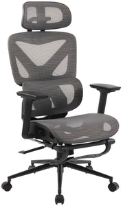 RESTO ergonomischer und vielfach einstellbarer Chefsessel, Bürostuhl, Mesh-Stoff, schwitzfrei.