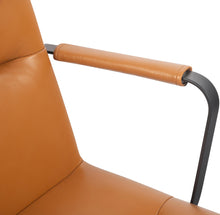 Laden Sie das Bild in den Galerie-Viewer, Bürostuhl HILDE, echtes Büffelleder, ergonomisch, belastbar bis 120 kg