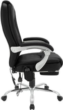 Laden Sie das Bild in den Galerie-Viewer, Massagesessel als Leder-Chefsessel RUBIN mit Liegefunktion. Bis 150 kg.