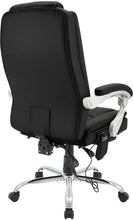 Laden Sie das Bild in den Galerie-Viewer, Massagesessel als Leder-Chefsessel RUBIN mit Liegefunktion. Bis 150 kg.