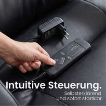 Laden Sie das Bild in den Galerie-Viewer, Massagesessel als Leder-Chefsessel SIMBA mit Liegefunktion. Bis 150 kg.