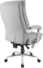 Laden Sie das Bild in den Galerie-Viewer, Massagesessel als Leder-Chefsessel SIMBA mit Liegefunktion. Bis 150 kg.