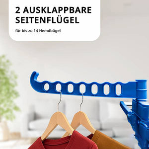 Turmwäscheständer aus pulverbeschichtetem Metall