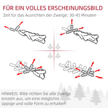 Laden Sie das Bild in den Galerie-Viewer, Künstlicher Weihnachtsbaum – 1,8 m mit verschneiten Zweigen und Tannenzapfen