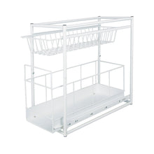 Laden Sie das Bild in den Galerie-Viewer, Einbauschublade für Spülschrank, 2-stufig, weiß
