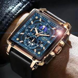 Herren-Quarzuhr mit Mondphasenanzeige – Elegant. 5 Modelle.