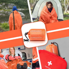Laden Sie das Bild in den Galerie-Viewer, Notfall-Schlafsack – Thermische Survival-Schutzhütte für Outdoor &amp; Notfälle