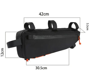 Fahrrad-Rahmentasche Fahrrad-Dreieckstasche – Robuste Oberrohrtasche 42 cm