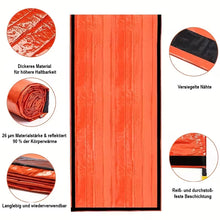 Laden Sie das Bild in den Galerie-Viewer, Notfall-Schlafsack – Thermische Survival-Schutzhütte für Outdoor &amp; Notfälle