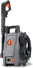 Laden Sie das Bild in den Galerie-Viewer, Hochdruckreiniger 110 BAR Arbeitsdruck, Fördermenge 390 l/h,1400 Watt Leistung, 5 m Hochdruckschlauch und -Pistole, 4.9 kg, inkl. Zubehör