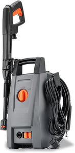 Hochdruckreiniger 110 BAR Arbeitsdruck, Fördermenge 390 l/h,1400 Watt Leistung, 5 m Hochdruckschlauch und -Pistole, 4.9 kg, inkl. Zubehör