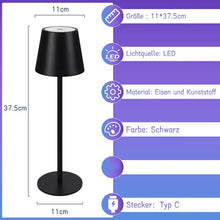 Laden Sie das Bild in den Galerie-Viewer, LED Lampe Esstisch Schreibtisch Nachttisch Gartentisch. Exklusiv. Touch-Funktion.