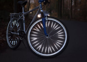 Speichenreflektoren für Fahrräder. 72 St. passend für ein Fahrrad (2 Räder). StVZO-zugelassen. Katzenaugen.