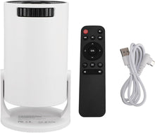 Laden Sie das Bild in den Galerie-Viewer, Mini-Beamer rundes Gehäuse, 4K UHD Heimkino Projektor LCD 5G WiFi Bluetooth Taschenkino für Iphone und Android (Kopie)