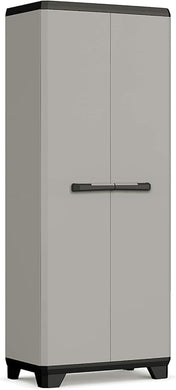 Kunststoffschrank – 166×68×39 cm | 3 Böden | Mehrzweckschrank für Innen & Außen