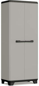 Kunststoffschrank – 166×68×39 cm | 3 Böden | Mehrzweckschrank für Innen & Außen