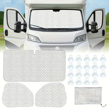 Laden Sie das Bild in den Galerie-Viewer, Universal-Sonnenschutz für Transporter 3-teilig