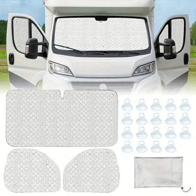 Universal-Sonnenschutz für Transporter 3-teilig
