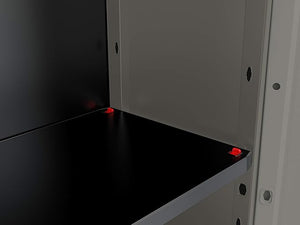 Kunststoffschrank – 166×68×39 cm | 3 Böden | Mehrzweckschrank für Innen & Außen