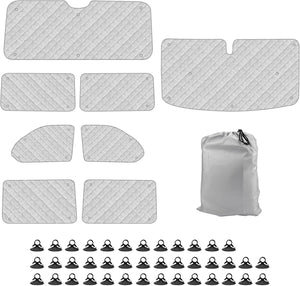 Sonnenschutz Perfekter Schutz 8-teilig für Ihren Volkswagen Bus VW T5 oder T6