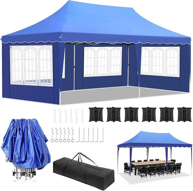 Faltpavillons, ganz einfach aufzustellen,  in 3 Farben 3 x 6 m (18 qm)