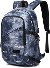 Laden Sie das Bild in den Galerie-Viewer, Laptop-Rucksack für Notebook mit Diebstahlsicherung für Reisen, Geschäft und Arbeit.